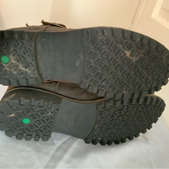 Timberland Suede Brown Boots with Buckles Womens size 7 - Picture 4 of 6